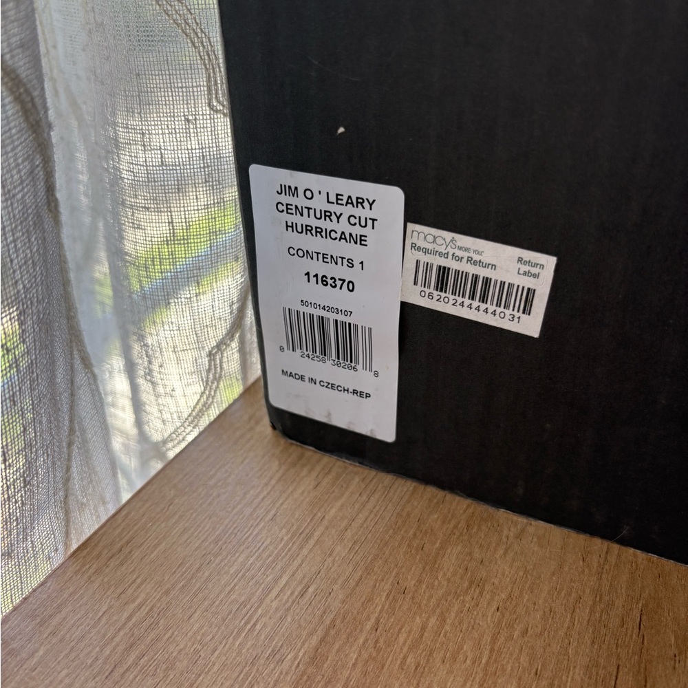 🏡Waterford Cut Crystal Hurricane Candle Holder in Original Box - Picture 13 of 13